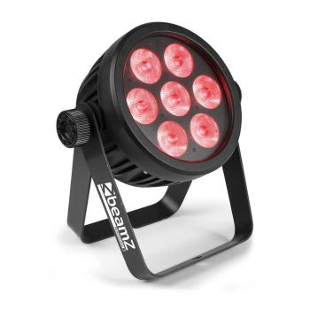 Beamz Professional BAC500 Aluminium, ProPar, 7 x 14 W, 7 în 1 Diode LED, RGBA-UV-CW/WW, negru