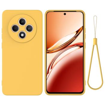 RUBBER Ochranný obal pre Oppo Reno12 FS 5G žltý