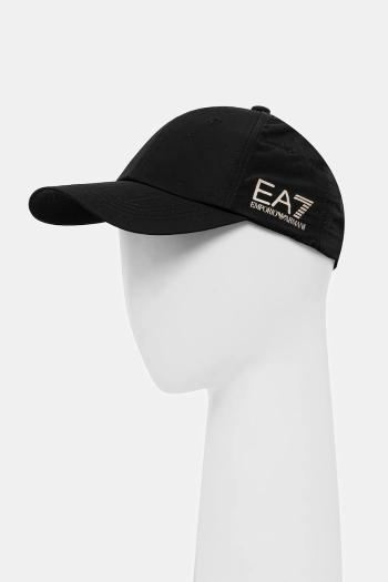 Šiltovka EA7 Emporio Armani čierna farba, jednofarebná, AF13286.7X000055