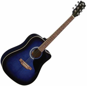 Eko guitars Ranger CW EQ Blue Sunburst Elektroakustická gitara Dreadnought