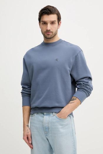 Bavlnená mikina Calvin Klein Jeans pánska, jednofarebná, J30J327228