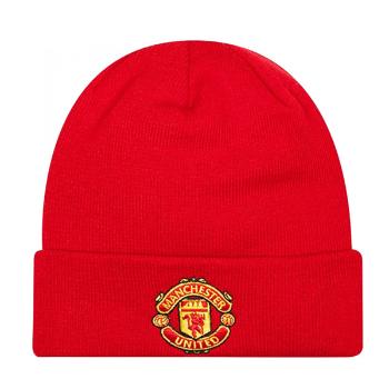 Zimná čapica New Era Manchester United Essential Cuff Knit Red - UNI