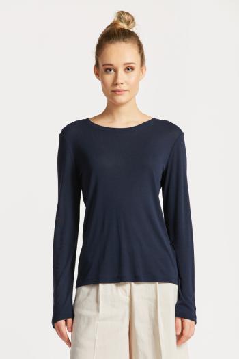 PÓLÓ GANT SLIM LIGHTWEIGHT LS T-SHIRT EVENING BLUE