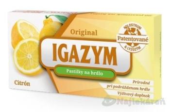 Igazym cmúľacie pastilky citrón 20 ks