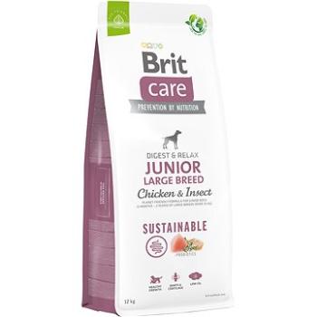 Brit Care Dog Sustainable s kuracím a hmyzom Junior Large Breed 12 kg (8595602558711)