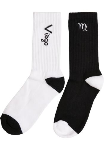 Mr. Tee Zodiac Socks 2-Pack black/white virgo - 43–46