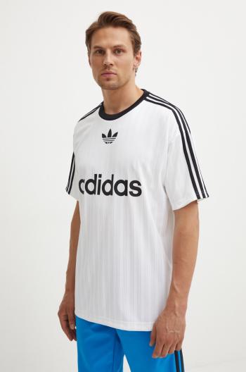 Tričko adidas Originals Adicolor pánske, biela farba, s potlačou, IM9459