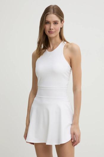 Športové šaty adidas Performance Tennis béžová farba, mini, áčkový strih, JE7098
