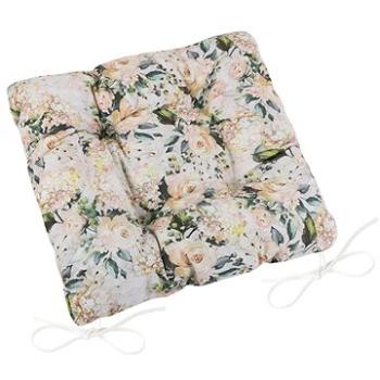 Bellatex EMA prešívaný – 40 × 40 cm, prešívaný – vanilková ruža (6045)