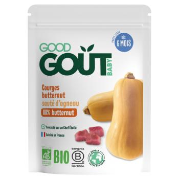 GOOD GOUT Maslová tekvica s jahňacím mäsom BIO 190 g