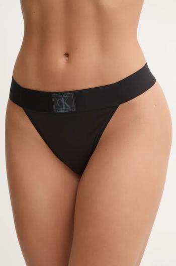 Tangá Calvin Klein Underwear čierna farba, 000QF7968E