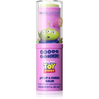 Makeup Revolution X Toy Story samozafarbujúci pH balzam na pery a líca 5 g