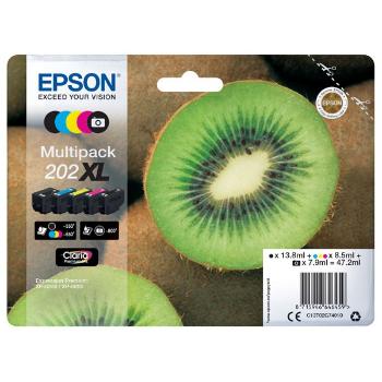 EPSON C13T02G74010 - originálna cartridge, čierna + farebná, 1x13,8ml/1x7,9ml/3x8,5ml