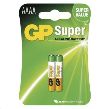 GP 1.5V Super alkáli 25A ceruza (AAAA) elem (2db/blister)  (B1306)