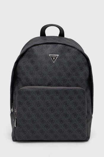 Ruksak Guess VEZZOLA pánsky, čierna farba, veľký, vzorovaný, HMEVZL P3406