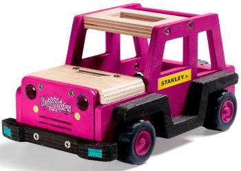 Stanley Jr. K088BUD-SY Stavebnice, terénne auto, drevo