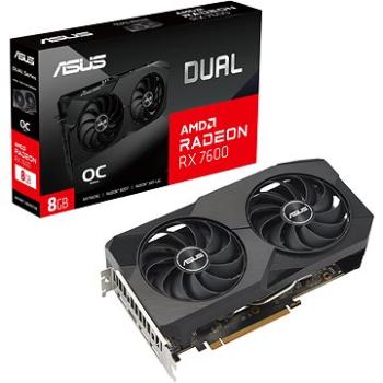 ASUS DUAL Radeon RX 7600 O8G (90YV0IH1-M0NA00) + ZDARMA Promo elektronický kľúč pro VGA AMD Radeon, pre získanie hry Starfield, nutné uplatniť si do 28.10.2023