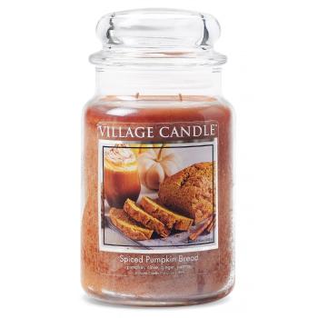 Village Candle Vonná sviečka v skle Spiced Pumpkin Bread 602 g