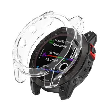 TPU HALF COVER Obal pre Garmin Fenix 7S Pro priehľadný