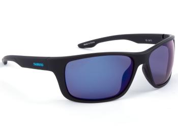 Shimano polarizačné okuliare eyewear matte black & blue mirror