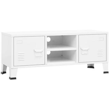 Industriálny SHUMEE biely, 105 × 35 × 42 cm kov (339619)