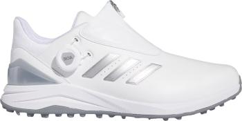 Adidas Solarmotion BOA 24 Spikeless White/Silver Metallic/Blue Burst 42 Pánske golfové topánky