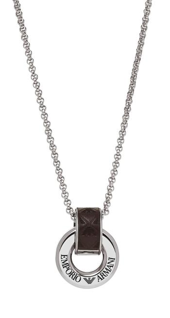 Emporio Armani Fashion oceľový náhrdelník pre mužov EGS3134040