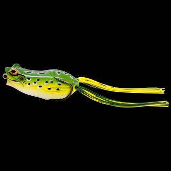 Savage gear žaba hop popper frog floating green leopard 5,5 cm 15 g