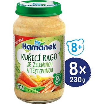 HAMÁNEK Kuracie ragú so zeleninou a cestovinou 8× 230 g (18595139797499)