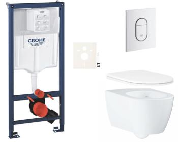 Závesný wc set do ľahkých stien / predstenová montáž GROHE Essence SIKOGRSESASH0