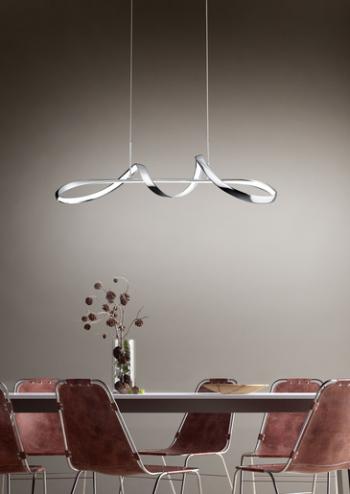 LED závesné osvetlenie Reality Perugia chróm R37091106