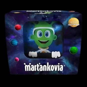 MARŤANKOVIA Gummy Xmas 50 ks + emoji 50 ks + desiatová taška set