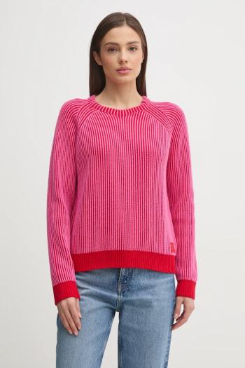 Bavlnený sveter Pepe Jeans PALMA dámsky, ružová farba, PL702269