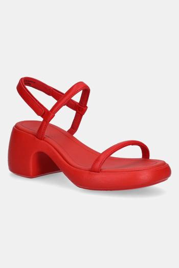 Kožené sandále Camper Thelma Sandal červená farba, K201596-006