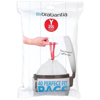 Brabantia PerfectFit pytle – 20 L (Y) –  40 ks (138263)