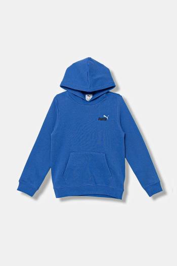 Detská mikina Puma ESS 2 COLOR Small No. 1 Logo Hoodie FL čierna farba, s kapucňou, jednofarebná, 685825
