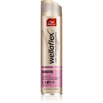 Wella Wellaflex Sensitive lak na vlasy so strednou fixáciou bez parfumácie 250 ml