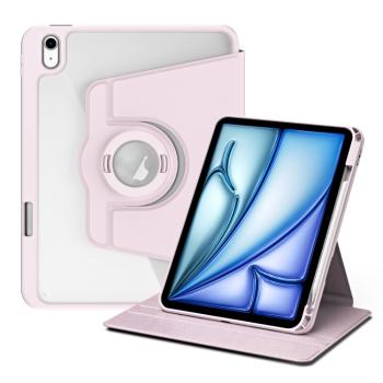 CRYSTAL FLEXI 2v1 Zaklápacie puzdro pre Apple iPad Air 11 2025 / Air 11 2024 svetloružové