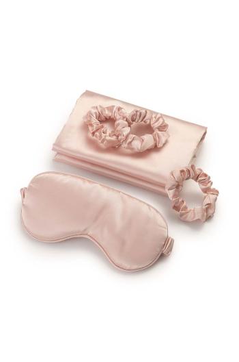 Sada doplnkov na spanie Zoë Ayla Silky Sleep Set in Pink 5-pak