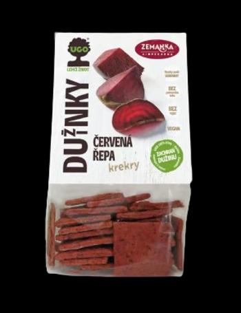 ZEMANKA UGO Slané krekry s dužinou z červenej repy 100 g
