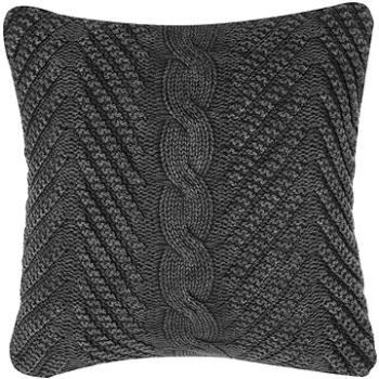 BELIANI, Dekoratívny vankúš 45 × 45 cm sivý KONNI, 203176 (beliani_203176)