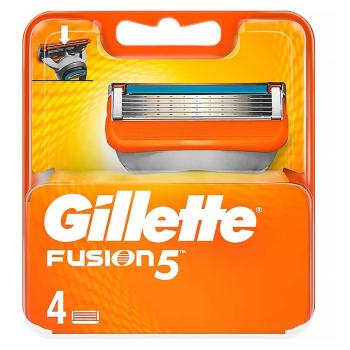 GILLETTE Fusion náhradné hlavice 4 kusy