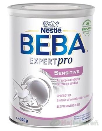 BEBA EXPERTpro SENSITIVE špeciálne výživa dojčiat pri zápche (od narodenia) 800 g