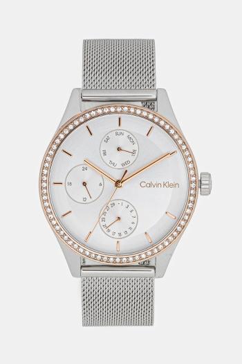 Hodinky Calvin Klein dámske, strieborná farba, 25100010