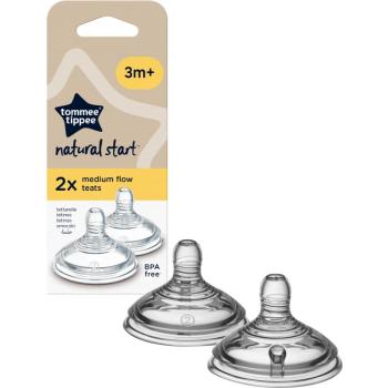 Tommee Tippee Natural Start Anti-Colic Teat cumlík na fľašu Medium Flow 3 m+ 2 ks