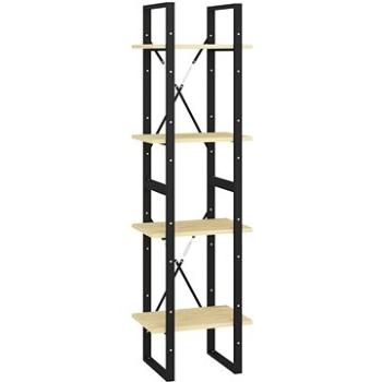 Shumee so 4 policami 40 × 30 × 140 cm masívna borovica, 806422