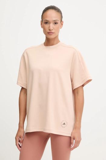Športové tričko adidas by Stella McCartney béžová farba, JW4525