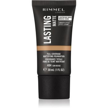 Rimmel Lasting Matte zmatňujúci make-up odtieň 404 Sun Beige 30 ml