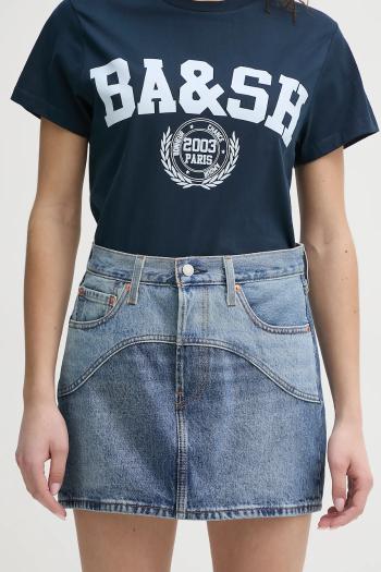 Sukňa Levi's ICON SKIRT WESTERN YOKE mini, rovný strih, 001VJ
