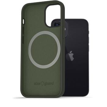 AlzaGuard Magnetic Silicon Case pre iPhone 12 Mini zelené (AGD-PCMS001E)